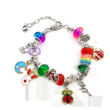 Christmas Bracelet Kit for Women Jewelry Making Accessories Charms Set
