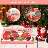 Christmas Calendar Charm Bracelet Jewelry Advent 24 Days Countdown Kids Gift Set