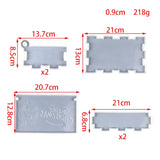 DIY Christmas Domino Storage Box Resin Mould Storage Box Jewelry