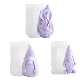 DIY Christmas Gnome Candle Silicone Mold Home Decoration