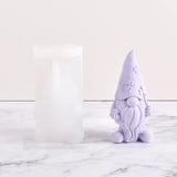 DIY Christmas Gnome Candle Silicone Mold Home Decoration