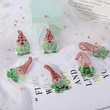 Christmas Santa Claus Silicone Mold Merry Christmas Crystal Epoxy Resin