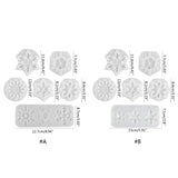Christmas Snowflake Keychain Silicone Epoxy Mold DIY Ornaments Pendant