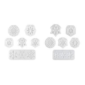 Christmas Snowflake Keychain Silicone Epoxy Mold DIY Ornaments Pendant