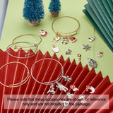 Christmas Bangle Making Kit with Stainless Steel Bangles & Pendants