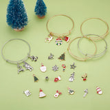 Christmas Bangle Making Kit with Stainless Steel Bangles & Pendants