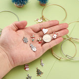 Christmas Bangle Making Kit with Stainless Steel Bangles & Pendants