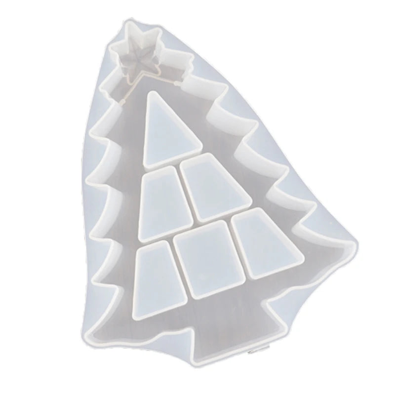 Christmas Tree Cake Pan Mold Silicone Tray Resin Casting Mold