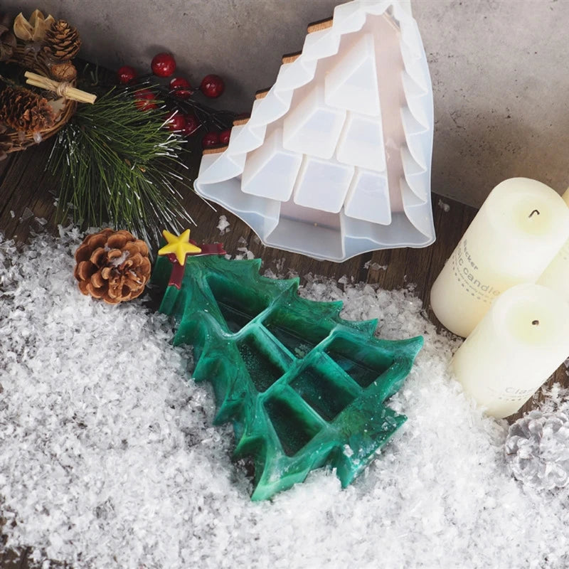 Christmas Tree Cake Pan Mold Silicone Resin Casting Mold