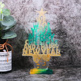 DIY Christmas Tree Crystal Mould Merry Christmas Table Ornament