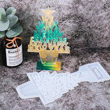 DIY Christmas Tree Crystal Mould Merry Christmas Table Ornament