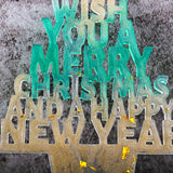 DIY Christmas Tree Crystal Mould Merry Christmas Table Ornament