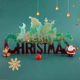 Christmas Tree Silicone Mold Snowman Decoration Pendant Ornament Epoxy Resin Mol