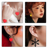 Christmas Tree Heart Star Snowflake Silicone Resin Mold Earring Pendant Mould