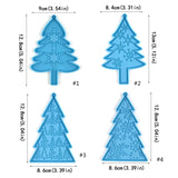 Christmas Tree Snowflake Keychain Silicone Mold DIY Ornaments Pendant