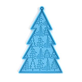 Christmas Tree Snowflake Keychain Silicone Mold DIY Ornaments Pendant