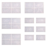 Classic Epoxy Tarot Card Mold Set 3D Resin Mold Silicone Materials