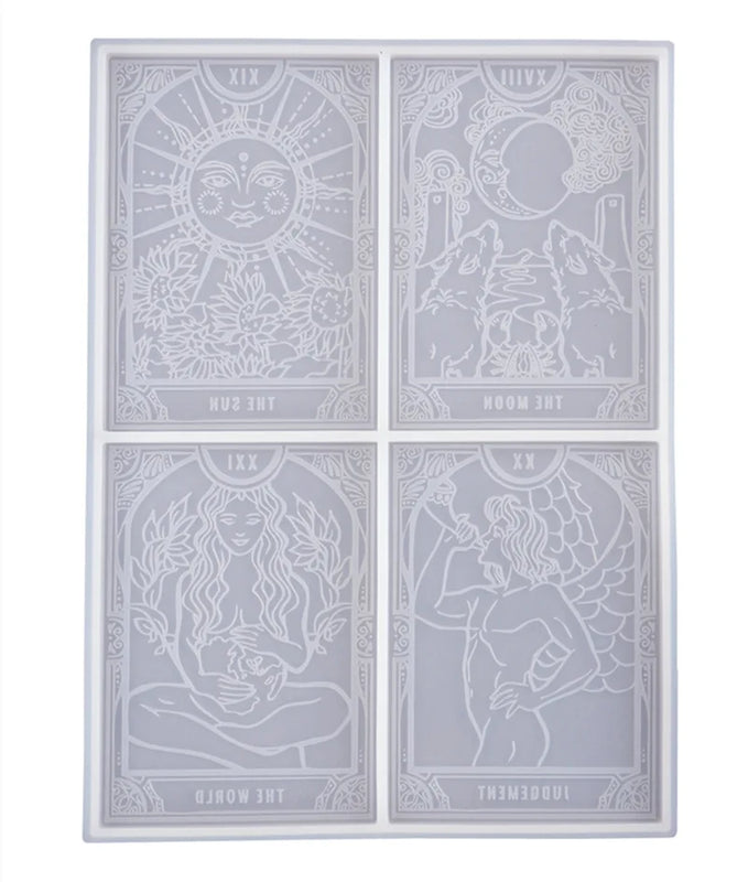 DIY Epoxy Tarot Card & Chess Mold Set - Resin Art Supplies