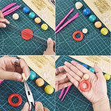 Polymer Clay Earrings Set with Jewelry Making Kit
