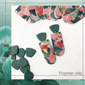 Polymer Clay Earrings Set with Jewelry Making Kit