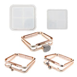 Clear Liquid Square Quicksand Silicone Mold Resin Craft DIY