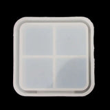 Clear Liquid Square Quicksand Silicone Mold Resin Craft DIY