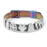 Colorful Clouds & Flowers Charm Beads for 10mm Mesh Bracelets