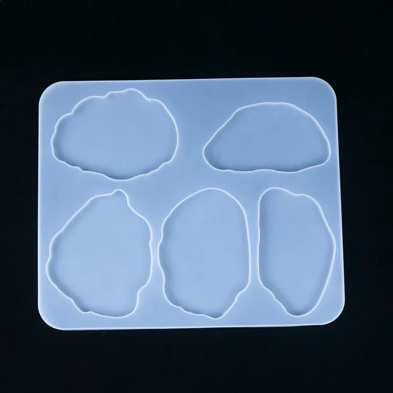 Resin Mold Mirror Crystal Epoxy Set for DIY Coaster Collection