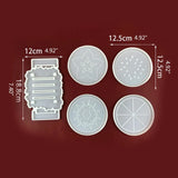 DIY Coaster Silicone Mold For Epoxy Resin Placemat Tray Shelf UV Resin Mold