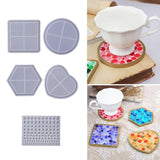 Rectangle Coaster Silicone Resin Mold DIY Craft