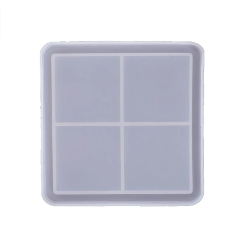 Rectangle Coaster Silicone Resin Mold DIY Craft