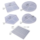 Rectangle Coaster Silicone Resin Mold DIY Craft