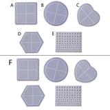 Rectangle Coaster Silicone Resin Mold DIY Craft