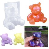 3D Bear Ornaments Resin Mold Silicone Mould