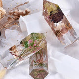 DIY Craft Epoxy Resin Mold Hexagonal Cone Decorations Silicone Mould