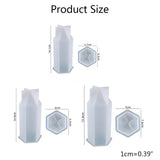 DIY Craft Epoxy Resin Mold Hexagonal Cone Decorations Silicone Mould