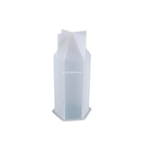 DIY Craft Epoxy Resin Mold Hexagonal Cone Decorations Silicone Mould