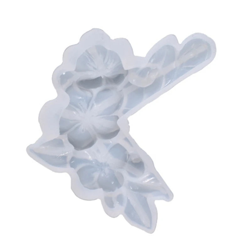 Flower Switch Panel Crystal Epoxy Resin Mold Silicone Mould