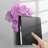 Flower Switch Panel Crystal Epoxy Resin Mold Silicone Mould