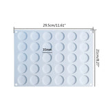 30-Cavity Silicone Mold for DIY Craft Seal Stamp Crystal Resin