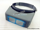 DIY Craft kit Double-lens Head-Wearing Magnifier Binocular Optical Glass