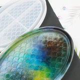 DIY Fish Scale Tray Epoxy Resin Mold Silicone Mould