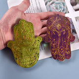 Crystal Epoxy Resin Mold Hand of Fatima Ornaments Silicone Mould
