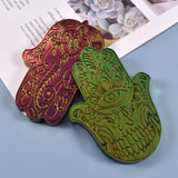 Crystal Epoxy Resin Mold Hand of Fatima Ornaments Silicone Mould