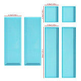 DIY Crafts Domino Storage Box Epoxy Resin Mold Container Casting Silicone Mould