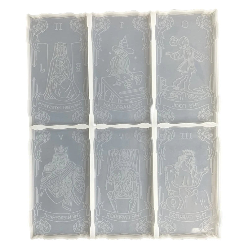Crafts Game Cards Resin Mold Pendant Silicone Mould