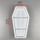 Silicone Mold Coffin Shape Storage Box Crystal Mold