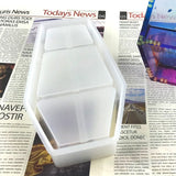 Silicone Mold Coffin Shape Storage Box Crystal Mold