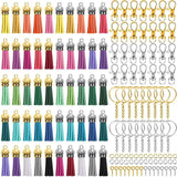 350Pcs/Set Alloy Key Chains Tassel Bulk Key Rings Keyrings