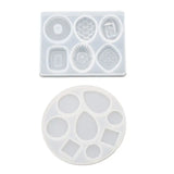 Crystal Epoxy Mold Earrings Candy Mould High Mirror UV Resin Silicone Molds